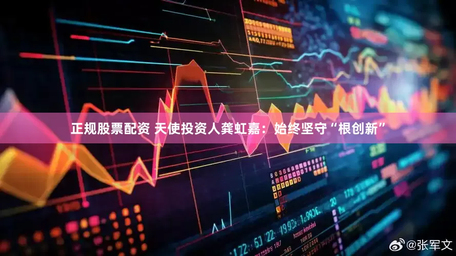 正规股票配资 天使投资人龚虹嘉：始终坚守“根创新”