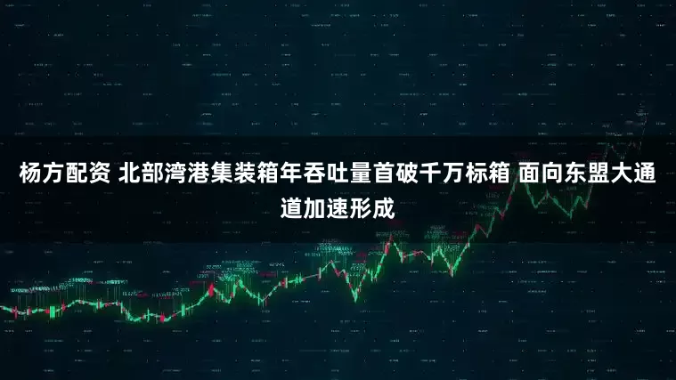 杨方配资 北部湾港集装箱年吞吐量首破千万标箱 面向东盟大通道加速形成